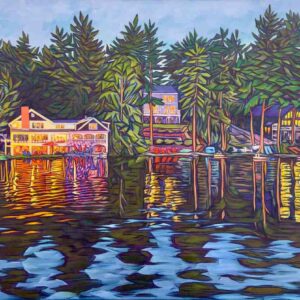 An Evening on Fort Pond