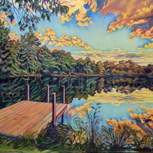 Cardinal Ridge Lake Sunset